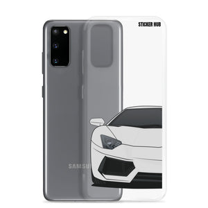 Silver Lamborghini Aventadoor - Samsung Case