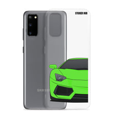 Load image into Gallery viewer, Green Lamborghini Aventadoor - Samsung Case