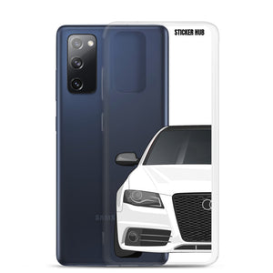 White B8 Audi S4 - Samsung Case