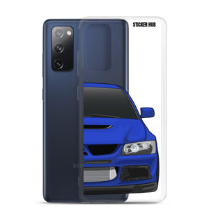 Blue Mitsubishi Evo - Samsung Case