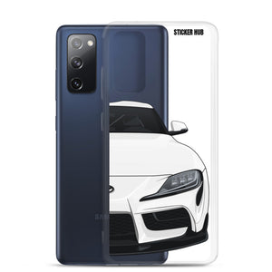 White MKV Toyota Supra - Samsung Case