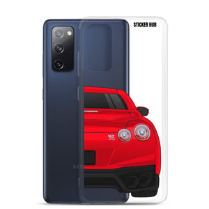 Solid Red R35 Nissan GTR - Samsung Case