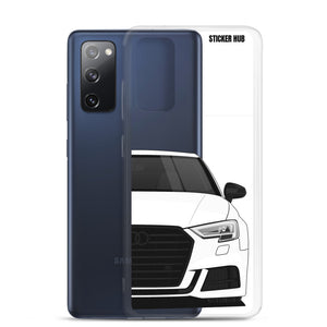 White B9 Audi S3 - Samsung Case