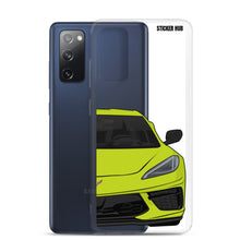 Load image into Gallery viewer, Accelerate Yellow C8 Corvette - Samsung Case