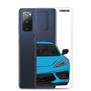 Rapid Blue C8 Corvette - Samsung Case