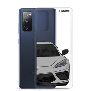 Silver C8 Corvette - Samsung Case