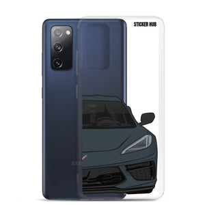 Shadow Gray C8 Corvette - Samsung Case