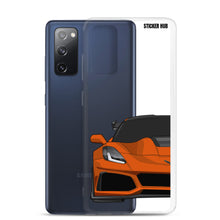 Load image into Gallery viewer, Orange C7 Corvette Zr1 Samsung Case