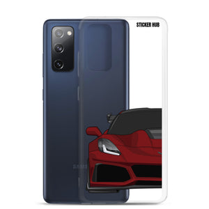 Long Beach Red C7 Corvette Zr1 - Samsung Case