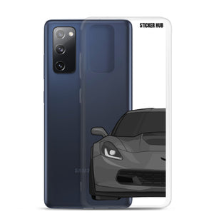 Gray C7 Corvette Z06 - Samsung Case