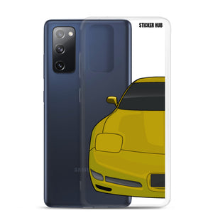 Millennium Yellow C5 Corvette Z06 - Samsung Case