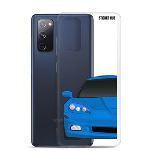 Jet Stream Blue C6 Corvette - Samsung Case