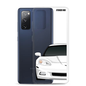 White C6 Corvette - Samsung Case