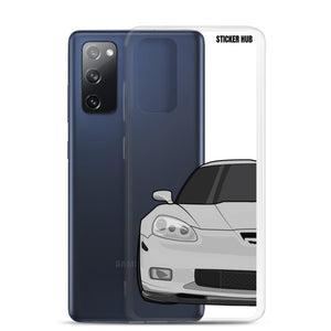 Silver C6 Corvette Z06 - Samsung Case