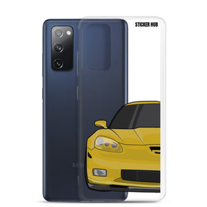 Velocity Yellow C6 Corvette Z06 - Samsung Case