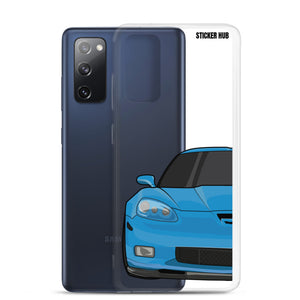 Jet Stream Blue C6 Corvette Z06 - Samsung Case