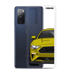 Yellow 18-21 Mustang 5.0 - Samsung Case