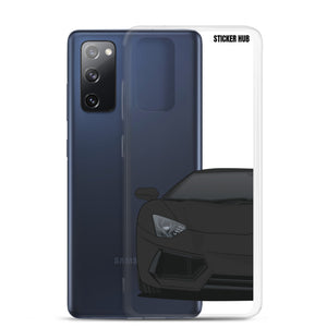 Black Lamborghini Aventadoor - Samsung Case