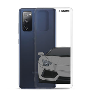 Gray Lamborghini Aventadoor - Samsung Case