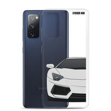 Load image into Gallery viewer, Silver Lamborghini Aventadoor - Samsung Case