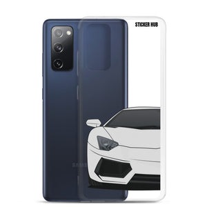 Silver Lamborghini Aventadoor - Samsung Case