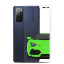 Load image into Gallery viewer, Green Lamborghini Aventadoor - Samsung Case