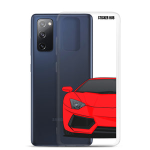 Red Lamborghini Aventadoor - Samsung Case