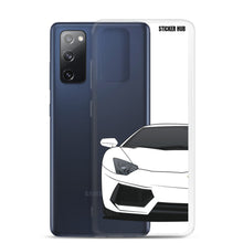 Load image into Gallery viewer, White Lamborghini Aventadoor - Samsung Case