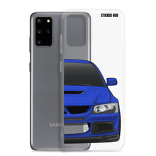 Load image into Gallery viewer, Blue Mitsubishi Evo - Samsung Case