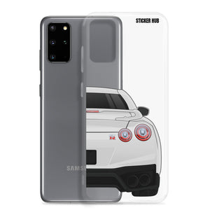 White R35 Nissan GTR - Samsung Case