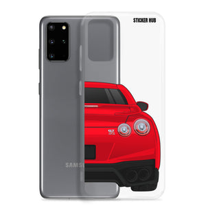 Solid Red R35 Nissan GTR - Samsung Case