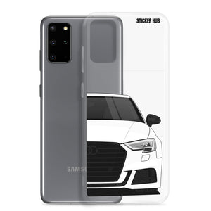 White B9 Audi S3 - Samsung Case