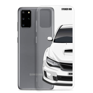 White 09-14 Subaru WRX STI - Samsung Case