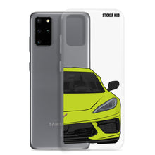 Load image into Gallery viewer, Accelerate Yellow C8 Corvette - Samsung Case