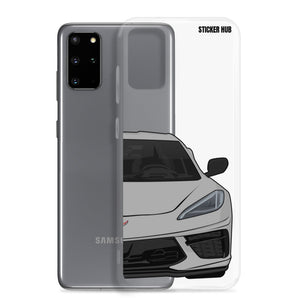 Silver C8 Corvette - Samsung Case