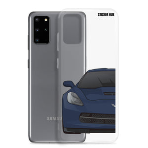 Night Race Blue C7 Corvette Stingray - Samsung Case