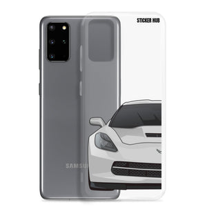 Silver C7 Corvette Stingray - Samsung Case