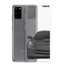 Load image into Gallery viewer, Gray C7 Corvette Stingray - Samsung Case