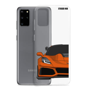 Orange C7 Corvette Zr1 Samsung Case