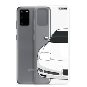 White C5 Corvette Z06 - Samsung Case