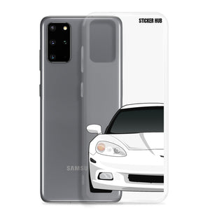 White C6 Corvette - Samsung Case