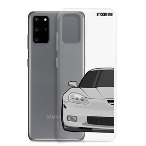 Silver C6 Corvette Z06 - Samsung Case