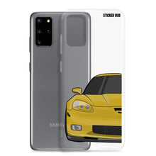 Load image into Gallery viewer, Velocity Yellow C6 Corvette Z06 - Samsung Case