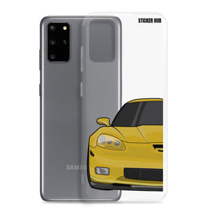 Velocity Yellow C6 Corvette Z06 - Samsung Case