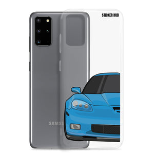 Jet Stream Blue C6 Corvette Z06 - Samsung Case