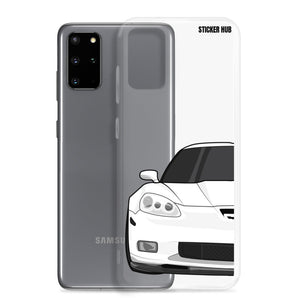 White C6 Corvette Z06 - Samsung Case