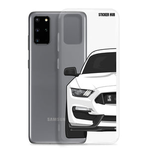 White Mustang GT350 - Samsung Case