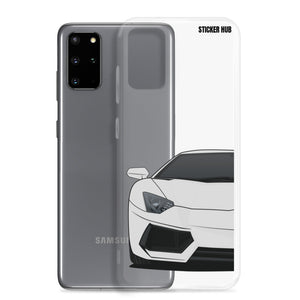 Silver Lamborghini Aventadoor - Samsung Case