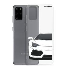 Load image into Gallery viewer, White Lamborghini Aventadoor - Samsung Case