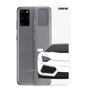 White Lamborghini Aventadoor - Samsung Case